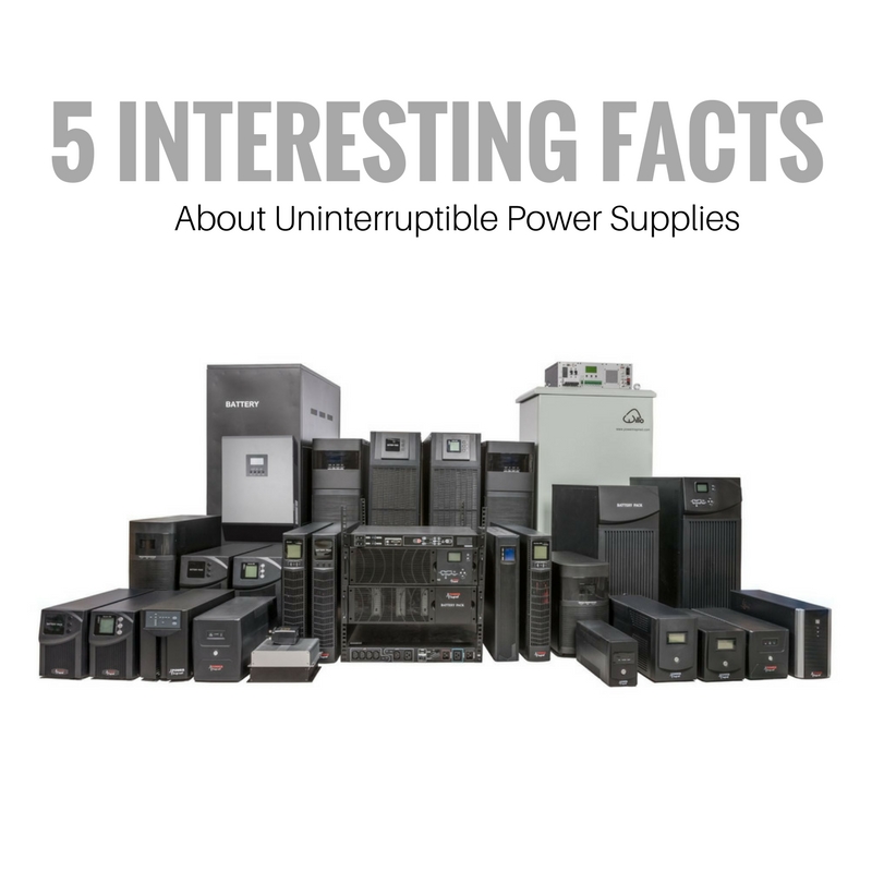 Top 5 interesting facts about UPS Uninterruptible Power Systems