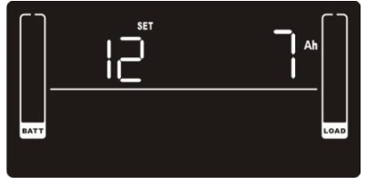 UPS Setting #12 Battery Capacity
