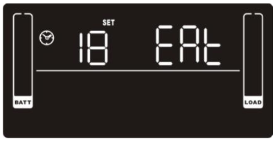 UPS Setting #18 Autonomy Display Preference