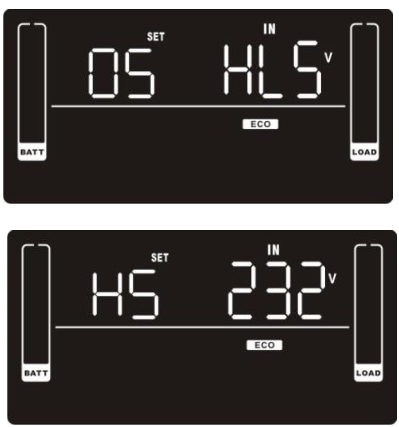 UPS Setting #5 ECO Mode Tolerance